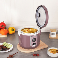 Autocuiseur Électrique Automatique Oulik avec Revêtement Antiadhésif, Capacité 1L-2.8L, Blanc, Inclut une Tasse à Mesurer, Économie d'Énergie pour la Maison