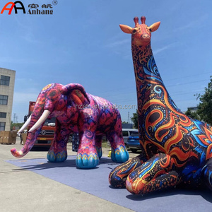 <span class=keywords><strong>Girafe</strong></span> gonflable géante colorée à motifs bohèmes pour la publicité, défilés <span class=keywords><strong>de</strong></span> carnaval, festivals et décorations à thème - Product Image 4