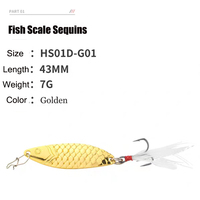 LUTAC Cuillère à balance de pêche Eau entière Long Casting Feather Treble Hook Sinking Metal Spoon Fishing Lure Spinner Bait Four weight