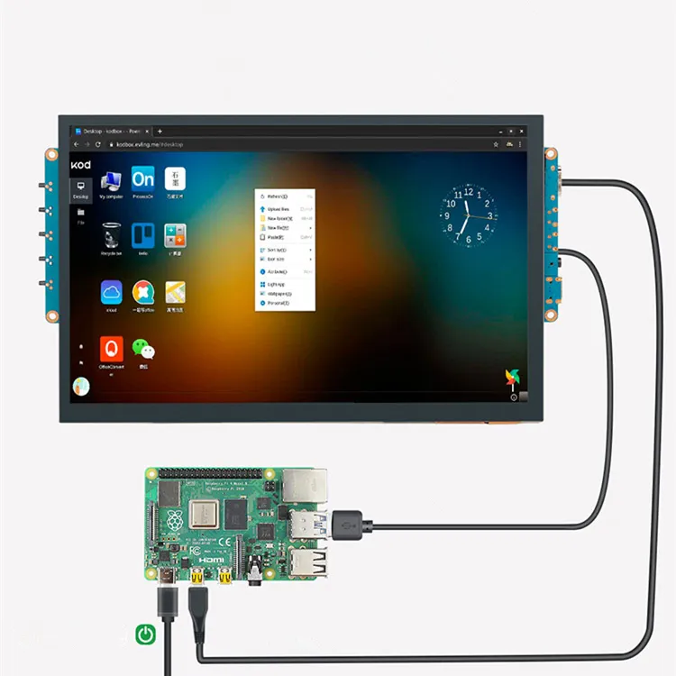 Original factory 10.1 inch 1280X800 touchscreen lcd display driver-free raspberry pi monitor