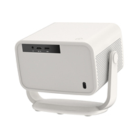 Mini-projecteur LCD certifié Google TV P20 GTV 2 Go 8 Go Android 13 Prise en charge 4K Prêt pour la 3D WiFi 6 BT5.2 Stéréo HIFI Portable 500