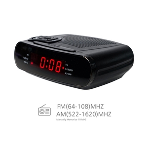 Novedad Hotel habitación suministro LED Digital Radio Snooze reloj <span class=keywords><strong>despertador</strong></span> 24 horas pantalla Mesa AM FM Radio reloj <span class=keywords><strong>despertador</strong></span> - Product Image 5