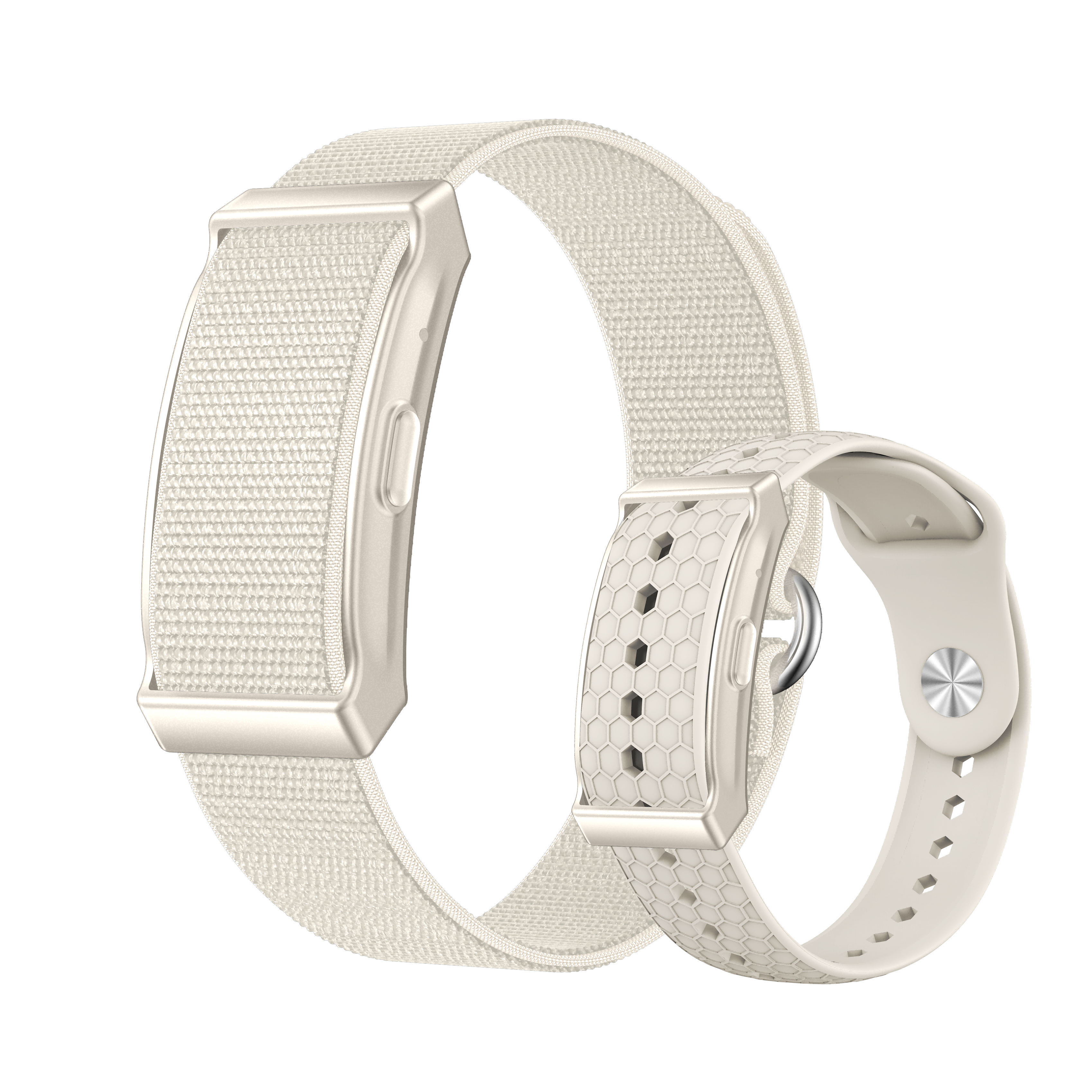 Silver Nylon+Silicone