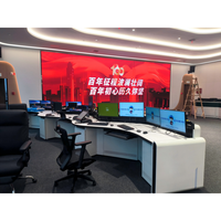 Pusat perintah darurat pengendali dinding Video solusi 4K AV & KVM melalui Kodek IP terdistribusi untuk pusat perintah dan pengiriman