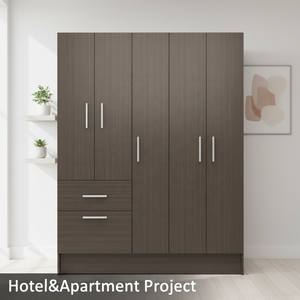 Armario de dormitorio doble, Guardarropa de Casal, Armario de habitación estándar personalizado, Muebles de almacenamiento para dormitorio - Product Image 1