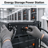 Connecteur d'alimentation circulaire étanche IP67 en métal MJ32, prise mâle-femelle pour pack de batteries au lithium, système de stockage d'énergie