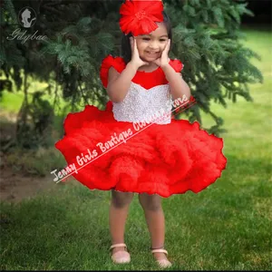 Fiesta de cumpleaños de perlas blancas de lujo, <span class=keywords><strong>ropa</strong></span> esponjosa <span class=keywords><strong>para</strong></span> niñas, <span class=keywords><strong>primera</strong></span> comunión, Ballet, boda, damas de honor, vestido de anfitrión de espectáculo <span class=keywords><strong>para</strong></span> niños - Product Image 3