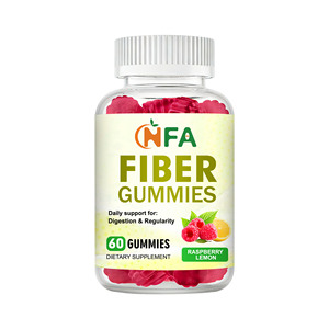 Gomitas de Fibra de Alta Calidad con Fibra de Raíz de Achicoria, Apoyo para el Equilibrio de la Flora Intestinal, Gomitas de Fibra para un Sistema Intestinal Saludable - Product Image 1