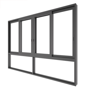 Fenêtre coulissante à rupture de pont thermique série 120 haute performance, cadre encastré, châssis entièrement dissimulé, insonorisée et économe en énergie - Product Image 1