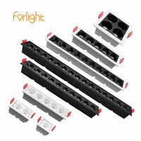 Calandre anti-éblouissement allume la pièce sans lumière principale intégrée montée vers le bas led grill grill spot lumière linéaire 2w 4w 6w 8w 10w 20w