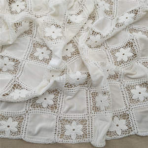 ผ้าลูกไม้ปักลายผ้าสำลีละลายน้ำได้สำหรับเครื่องประดับเสื้อผ้าและของตกแต่งบ้าน - Product Image 5