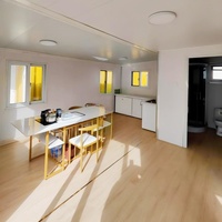 Villa de villégiature Cozy Wood, maison modulaire préfabriquée extensible de 20 pieds sur 40 pieds avec porche à toit en pente, pour les marchés américain et australien