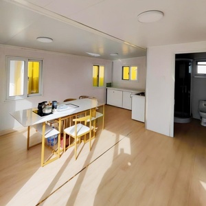 <span class=keywords><strong>Casa</strong></span> Modular Prefabricada Tipo Villa de Madera Acogedora de 20x40 pies, <span class=keywords><strong>Casa</strong></span> Contenedor Expandible con Techo a Dos Aguas y Porche, para el Mercado de EE. UU. y Australia - Product Image 4