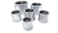 Raccord de tuyauterie en fonte pour femme, galvanisé, en fonte malléable, fileté, basse pression, résistant à la corrosion, directement de l'usine