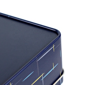 Tinspkg Bán Buôn Hình Chữ Nhật Tinplate Kim Loại Hộp Thiếc Có Nắp Đậy Cho Đồ Ăn Nhẹ Kẹo <span class=keywords><strong>Cookie</strong></span> Bánh Thực Phẩm Cấp Lưu Trữ Có Thể - Product Image 5