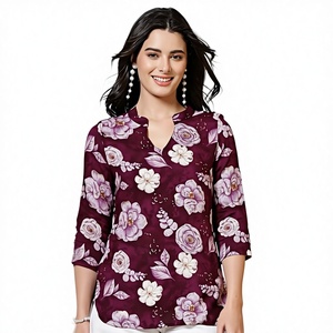 ชุดคุर्ติผ้าเน็ตแฟนซีแบบสั้น ดีไซน์คอเสื้อสวยงาม สำหรับทุกโอกาส  ใส่ไปงานปาร์ตี้หรือใส่ทำงานประจำวันได้ รุ่น SIE 2026 - Product Image 1