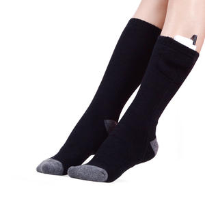 स्टॉक में सर्दियों गर्म पुरुषों समारोह पैर मालिश विद्युत बैटरी गर्म मोजे - Product Image 3