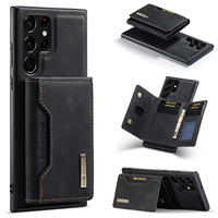 Étui de luxe avec fonction portefeuille et emplacements pour cartes 2-en-1, coque magnétique professionnelle pour Samsung S26 S25 S22 Ultra Z Fold 7 6 5
