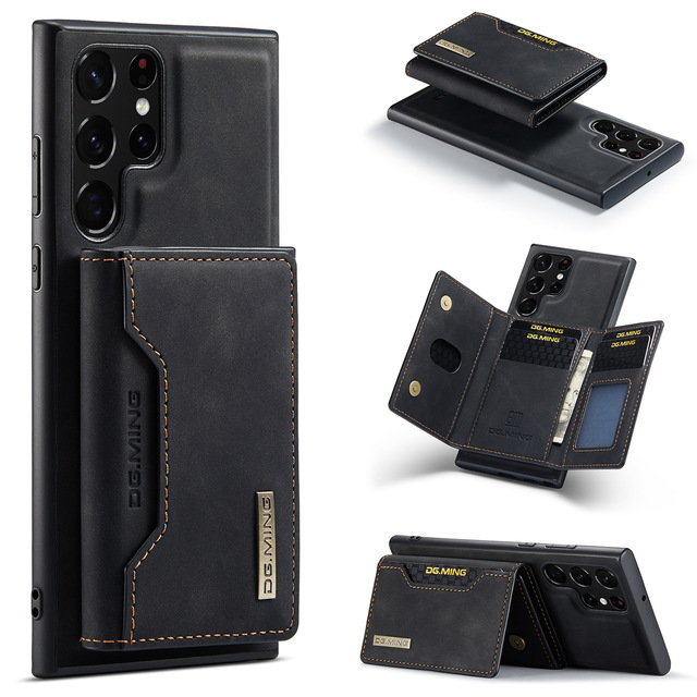 Luxury Case with Wallet Function Card Slots 2 in 1Magnetic Phone case Business for Samsung S26 S25 S22 Ultra Z Fold 7 6 5 case