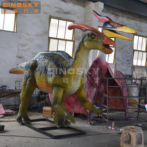 Parasaurolophus ไดโนเสาร์กลเหมือนจริงสำหรับการจำลองสวนสนุก Dino Animatronic รุ่น - Product Image 6