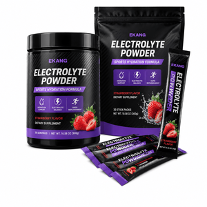 Private Label Electrolyte Powder Strawberry Flavor 30 Servings 10.58 OZ Sports Hydration Formula Dietary <b>Supplement</b> - Product Image 1