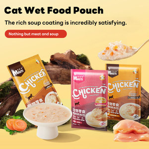 Venda quente Personalizável Alta Proteína Caldo De Frango Comida Molhada para Gatos Vilepai Pet Snacks Fabricante - Product Image 2