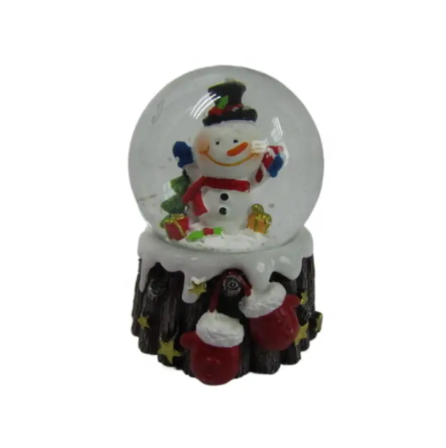 3D Schneemann Schneekugel Harz Wasser kugel Glas Blasen Schnee Handwerk Weihnachts fest Geschenke Home Decor Schneekugel