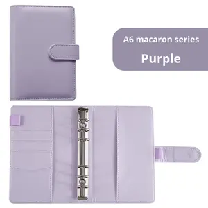 Libreta A6 de Cuero PU con Logotipo Personalizado, Tapa Dura, Banda Elástica, Encuadernación Cosida, Mini Libreta Portátil para Estudiantes, Oficina, Notas, Regalo Promocional - Product Image 6