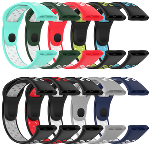 Coolyep, correa de reloj de silicona transpirable multicolor estilo agujero personalizado, correas de reloj inteligente deportivo para <span class=keywords><strong>Xiaomi</strong></span> <span class=keywords><strong>MI</strong></span> <span class=keywords><strong>Watch</strong></span> <span class=keywords><strong>Lite</strong></span> 3 Redmi 3 - Product Image 6