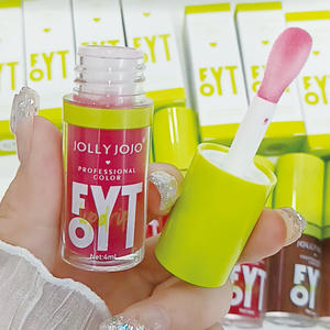 Lip Gloss Transparan Pink Cair Tahan Lama Melembapkan dengan Rasa Buah, Grosir Label Pribadi Kustom untuk Bibir Lebih Penuh - Product Image 4