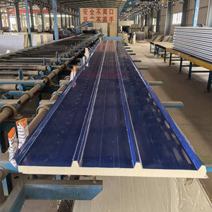 Paneles Sándwich de Poliuretano con Aislamiento Impermeable <span class=keywords><strong>para</strong></span> Exteriores, Diseño Metálico <span class=keywords><strong>para</strong></span> Aislar Espacios Exteriores Modernos - Product Image 1