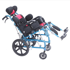 Silla de Ruedas JianLian para Niños con Parálisis Cerebral, Respaldo Alto Reclinable, Silla de Ruedas para Discapacitados con Reposacabezas Ajustable - Product Image 5