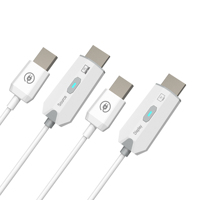 Mini Extensor HDMI Inalámbrico 1080P, Transmisor y Receptor de Video, Adaptador de Pantalla Inalámbrico de 30m para Cámara, Laptop, PC a TV o Monitor