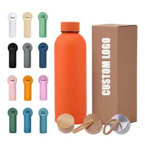 Ecológico Basos Termicos Termo Color <span class=keywords><strong>Naranja</strong></span> Acero Gourdes Logo Botella deportiva <span class=keywords><strong>Naranja</strong></span> Impreso personalizado Botellas de agua al vacío - Product Image 1