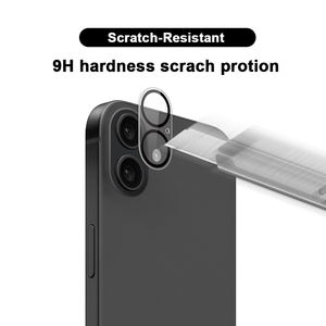 Protector de Pantalla de Cristal Templado 9H con Pegamento Completo para Lente de Cámara de Alta Calidad para iPhone 16 <span class=keywords><strong>Plus</strong></span> - Product Image 4