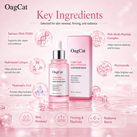 Huile pour le visage à l'ADN de saumon, à l'acide kojique et au PDRN, réparatrice, éclaircissante, anti-âge, correctrice de l'hyperpigmentation, hydratante