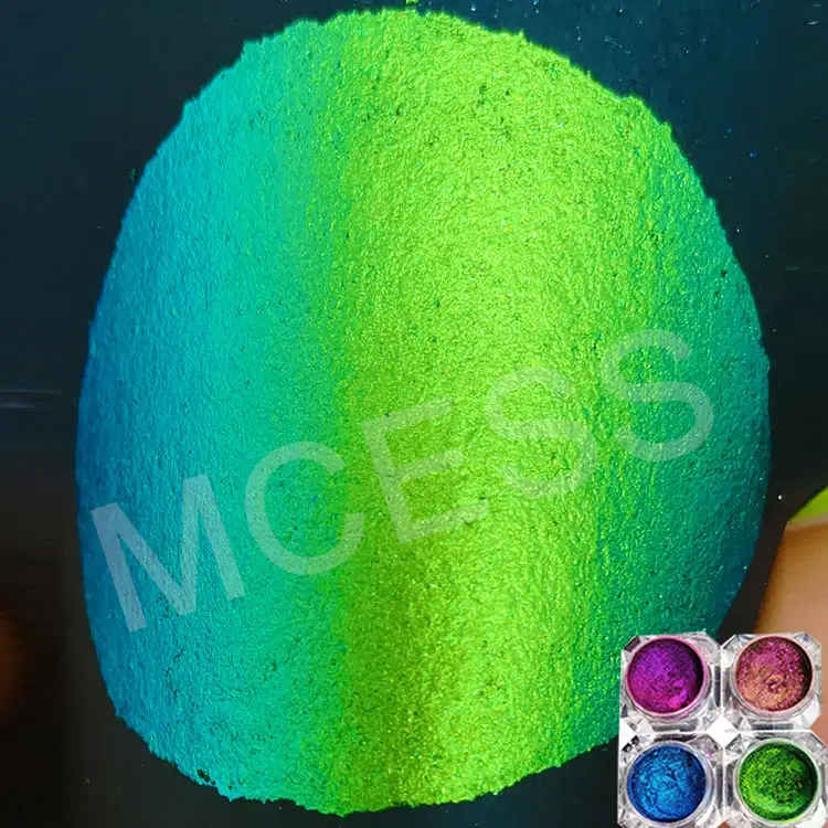 Marchio MCESS pigmenti in polvere di resina metallica multicromatica per acquerello acrilico gouache e colori ad olio per legno macchia mobili vernice
