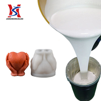 Vente en gros sans dégazage sous vide étain durcissement Rtv2 matière première moulage moule caoutchouc de Silicone liquide