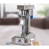 LTPK LT-160C Rouleau à sertir automatique en plastique pour bouteilles de bière Pop Tuna Tennis Ball Machines à sceller les boîtes de conserve alimentaires non rotatives