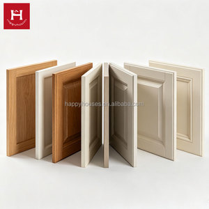 Happy Houses Modern Shaker Style and Classical Raised Panel Solid Wood Kitchen Cabinet <strong>Doors</strong> Customized Construction for Villa - Product Image 1