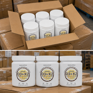 Cápsulas de <span class=keywords><strong>Vitamina</strong></span> D3 y K2 de Marca Propia, Suplemento Dietético con Aceite de Coco para <span class=keywords><strong>el</strong></span> Apoyo Inmunológico, Complejo de Vitaminas D y K 2 en 1, MK-7 - Product Image 6