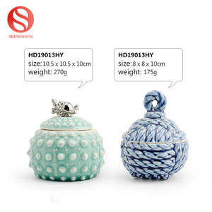 RONDA DE trepang diseño <span class=keywords><strong>concha</strong></span> adorno de cerámica de la joyería cajas de la baratija - Product Image 2