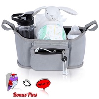 Sac de rangement multi-poches universel et durable pour poussette, écologique, pour l'extérieur, type sac à dos pour bébé