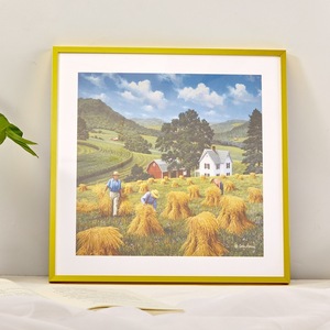 <span class=keywords><strong>Cadre</strong></span> photo mural en <span class=keywords><strong>verre</strong></span> de haute qualité en alliage d'aluminium argenté, fait main, pour peinture et calligraphie chinoises traditionnelles - Product Image 4