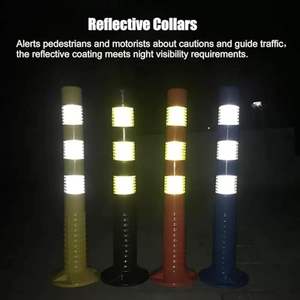 Delimitador de Tráfico de Alta Visibilidad, Poste Delimitador <span class=keywords><strong>Flexible</strong></span> Reflectante para la Separación de Carriles en Carreteras, Seguridad Vial - Product Image 5