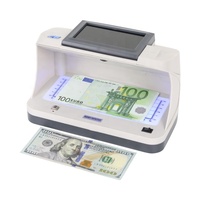 Smartertop DC-2288 Détecteur de faux billets portable de haute qualité en plastique avec écran LED, batterie lithium-ion, détecteur de contrefaçon UV IR MG