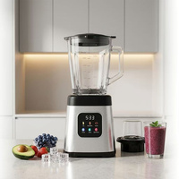 1200W Tafelblender Smoothie Juicer Blender IJskruiser Plastic Kleur RMD Touch Control Huishoudelijk Keukenapparaat