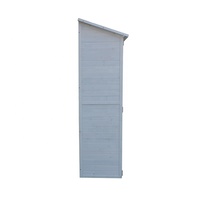 Rectangle biseau asphalte toit gris noir jardin extérieur arrière-cour abri de stockage d'outils