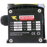 Pompe à liquide de refroidissement immergée basse pression BAOHUA H1T15 120W 20L/min pour machine-outil