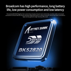 Tấn Công Cá Mập X11se Chuột Trọng Lượng Nhẹ Tri-Chế Độ Paw3311 22000Dpi 1Khz 400ips Bk52820 Chơi <span class=keywords><strong>Game</strong></span> Esport Chuột Cho FPS Trò Chơi - Product Image 4